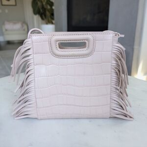 Maje mini M bag Pale Pink